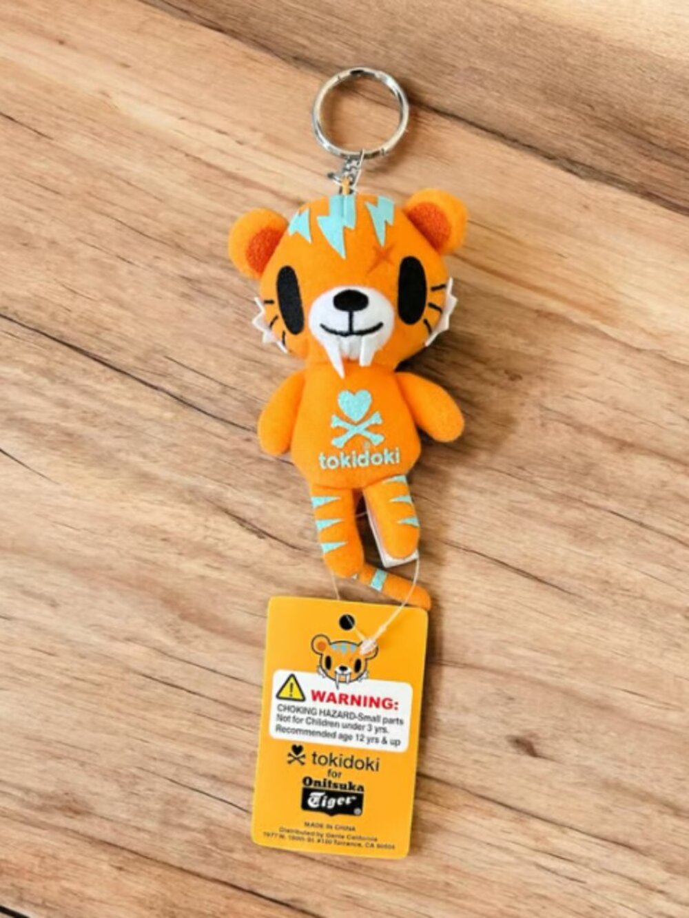 NEW Tokidoki X Asics Onitsuka Tiger Plush Keychain Bag Charm Orange
